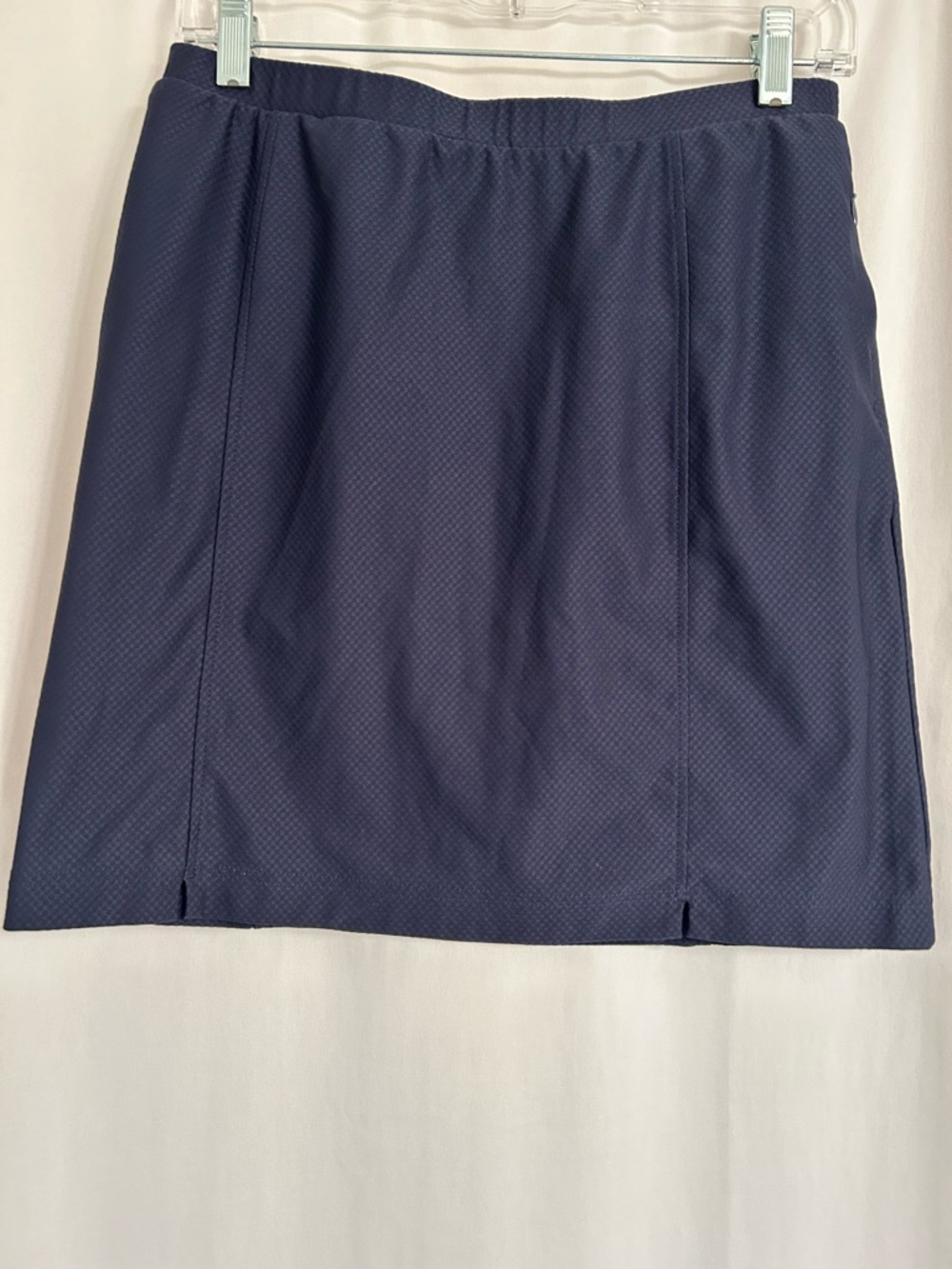 Navy Textured A-Line Women's Sport Skirt
